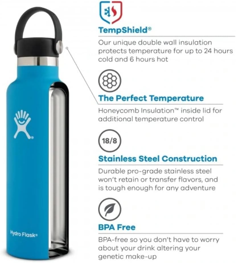 Hydroflask 21oz Olive Standard Mouth