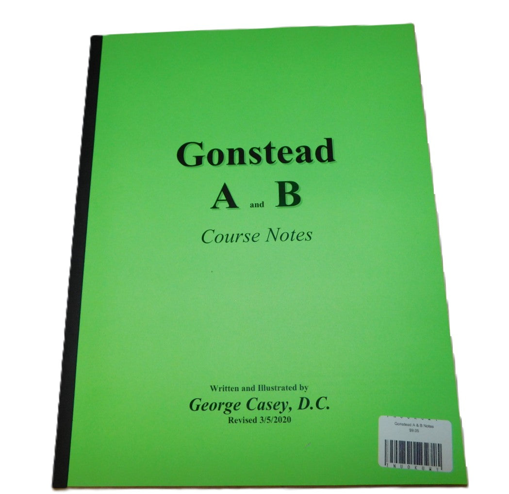 Gonstead A & B Notes