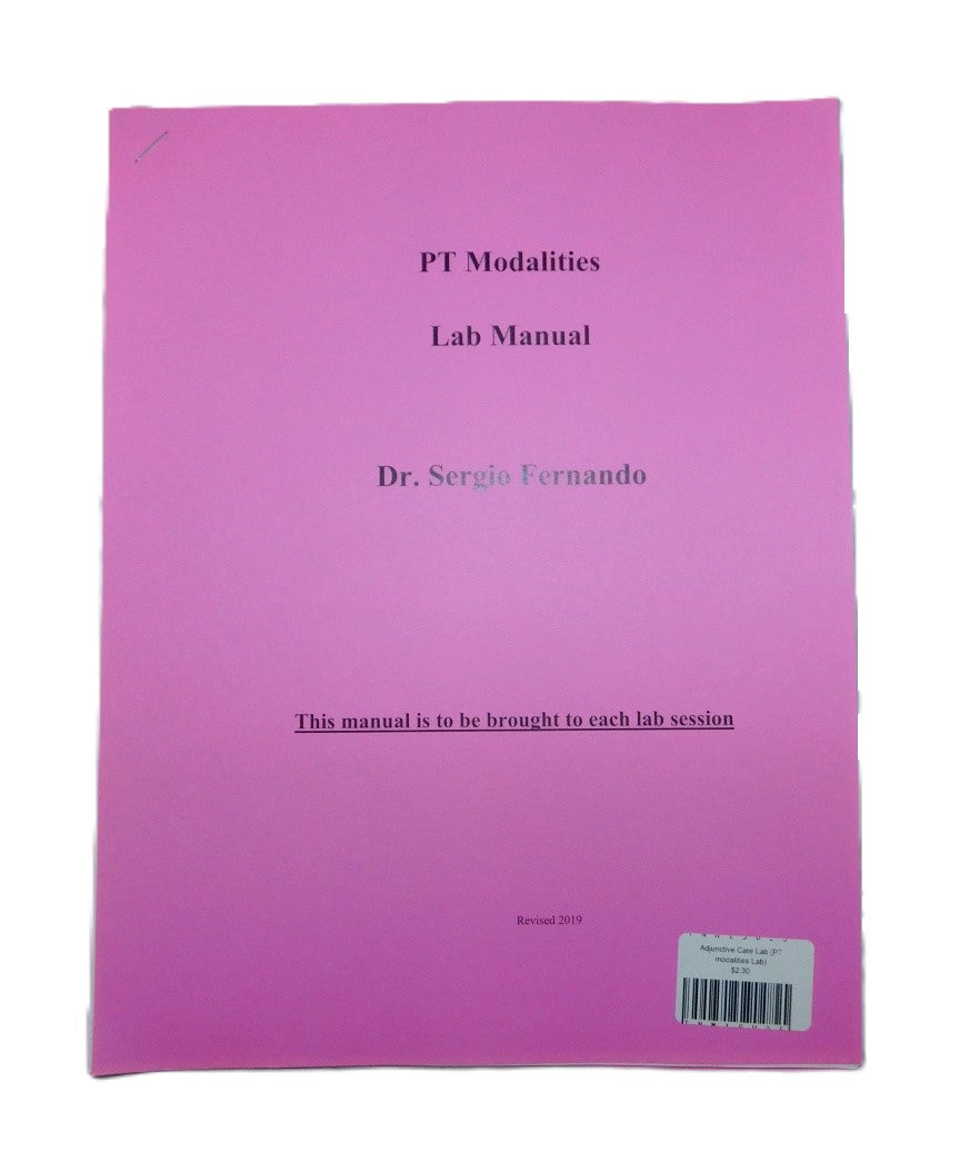 PT modalities Lab (Adjunctive Care Lab)