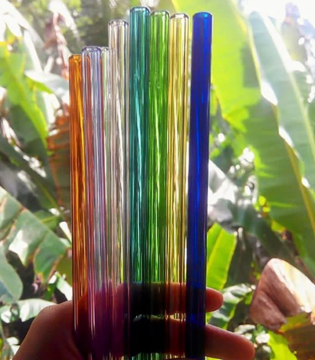 Glass Straw -Straight - Various Colors