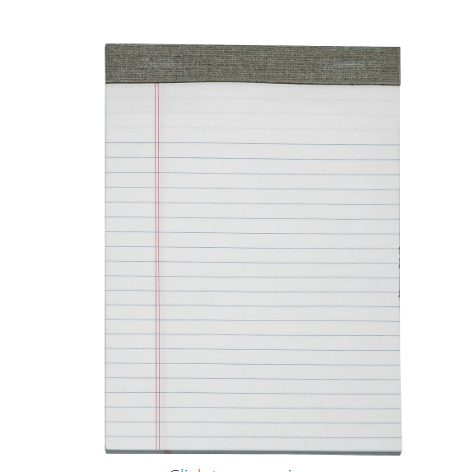 Skilcraft Jr. Legal Pad 5"x 8"