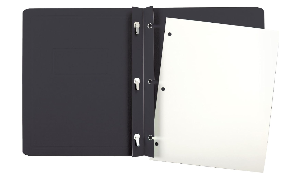 Clear Front Report Folder