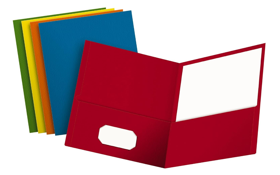 Oxford Folder 2 Pocket (Multicolored)