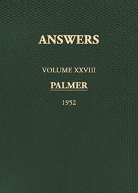 Answers Vol 28 by  B J Palmer