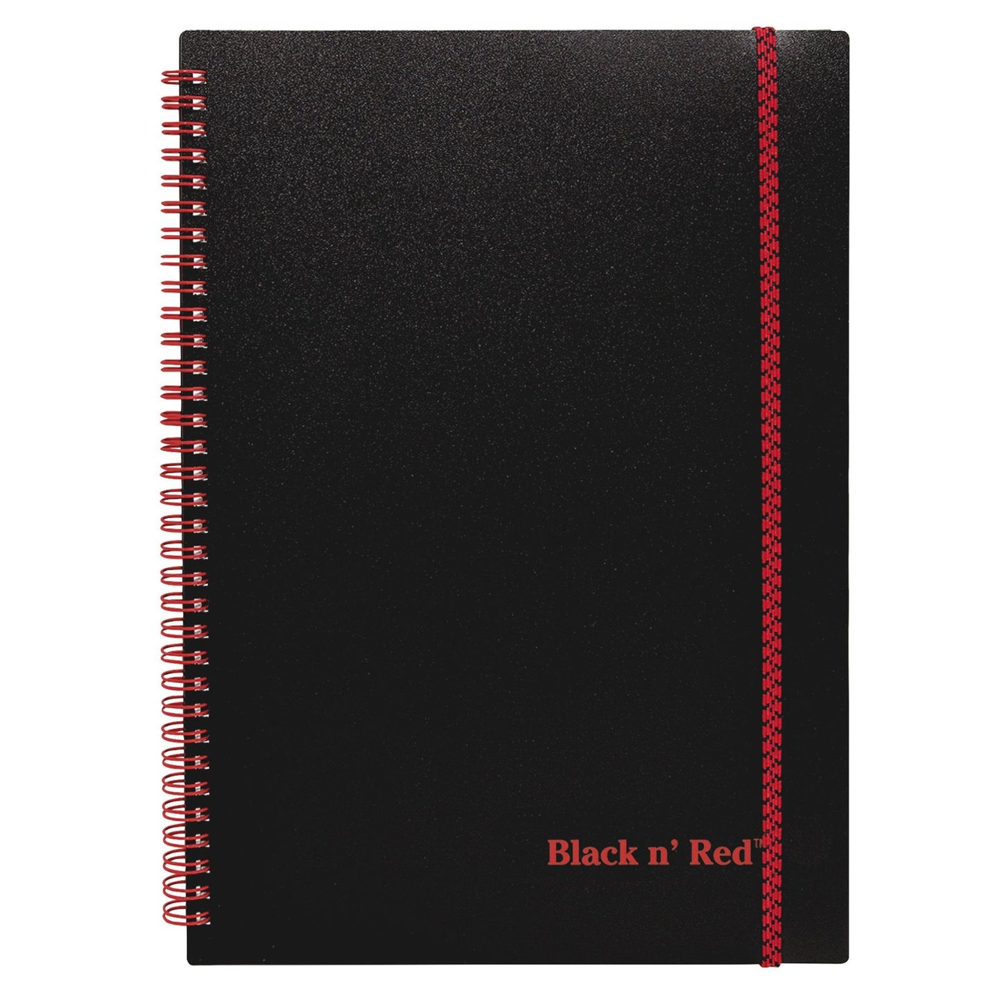 Black N’ Red Professional Notebook (8inx11in) Poly-Cover