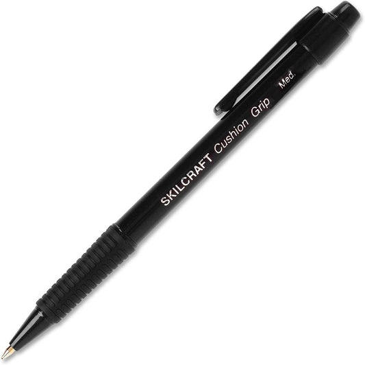 Single - Skilcraft Cushion Grip Retractable Ballpoint Pen