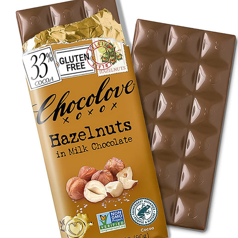 Chocolove Bar Hazelnuts In Milk Chocolate Mini 1.3 oz