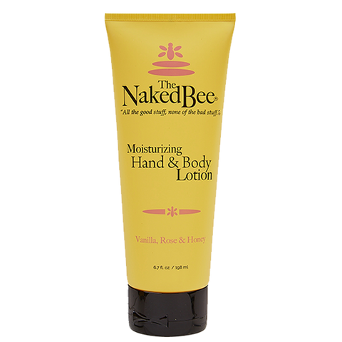 The Naked Bee - 6.7 oz Vanilla Rose Honey Hand and Body Lotion