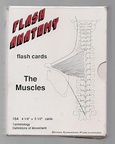 The Muscles - Flash Anatomy 164 Flash Cards