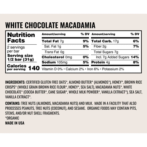 KRF White Chocolate Macadamia