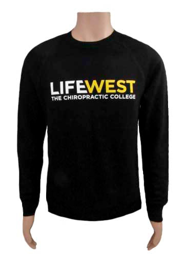 LCCW Black Crewneck Fleece Sweatshirt