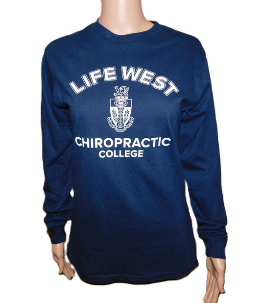 Long Sleeve Navy Blue T-Shirt