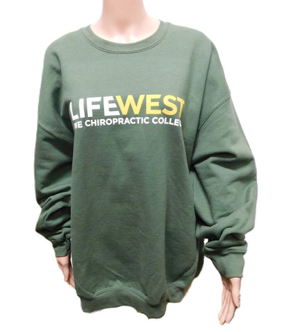 LCCW Olive Green Fleece Crewneck