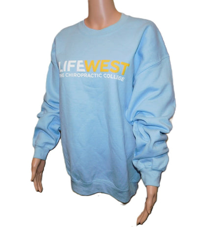 LCCW Light Blue Fleece Crewneck