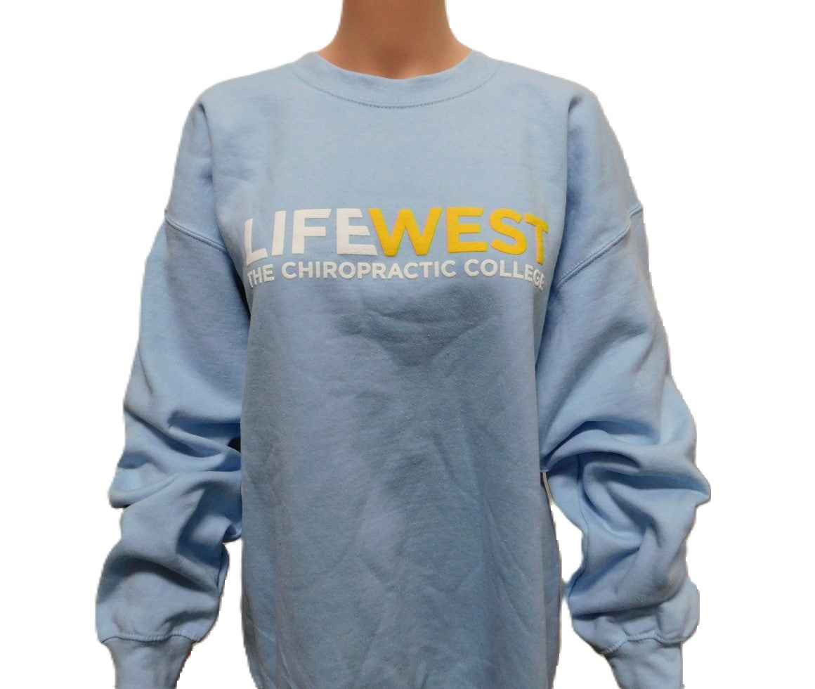 LCCW Light Blue Fleece Crewneck