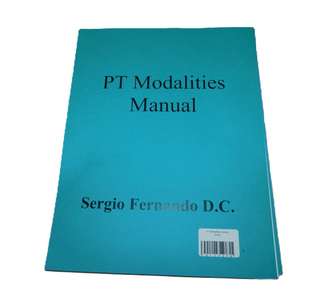 PT Modalities Lecture