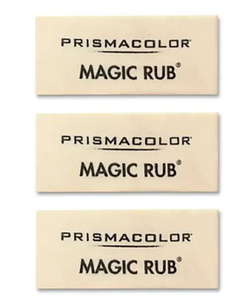 Magic Rub Eraser 3pk