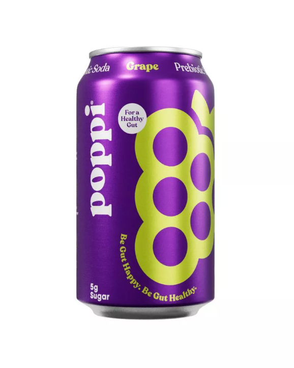 Poppi Probiotic Grape Soda