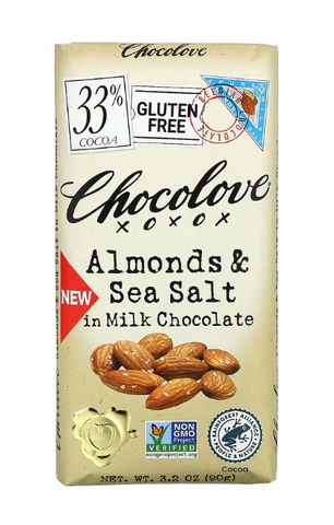 Chocolove Almonds And Sea Salt In Milk Chocolate