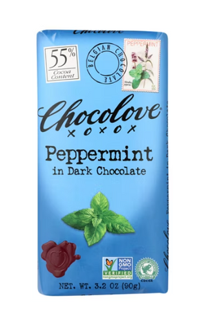Chocolove Peppermint In Dark Chocolate - 3.2 oz