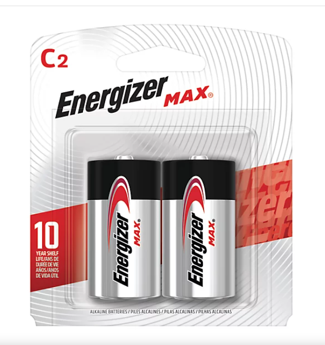 Energizer Max C - 2 pk Batteries