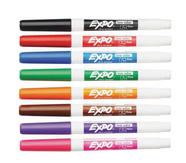 Single Expo Dry Erase Marker (Thin)