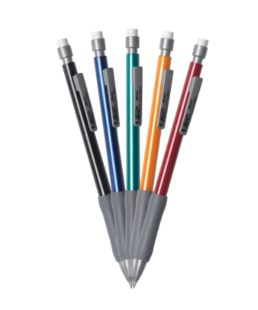 BIC Xtra Comfort Mechanical Pencil .5mm Asst 6Pk