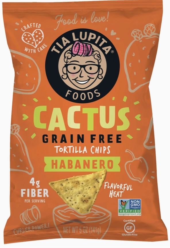 Tia Lupita’s Cactus Grain Free Tortilla Chips Habanero