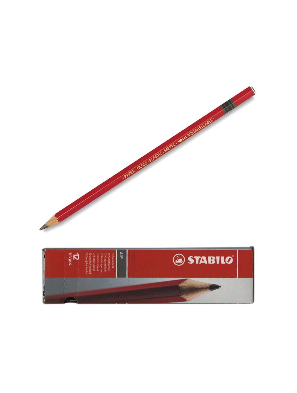 Stabilo All Pencil 8008 Graphite 12 Pack