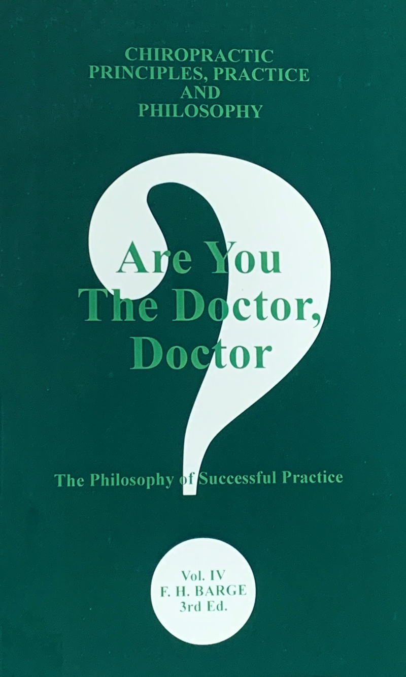 Are you the Doctor, Doctor? by F H Barge