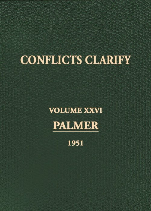 Conflicts Clarify Vol. 26 by B J Palmer