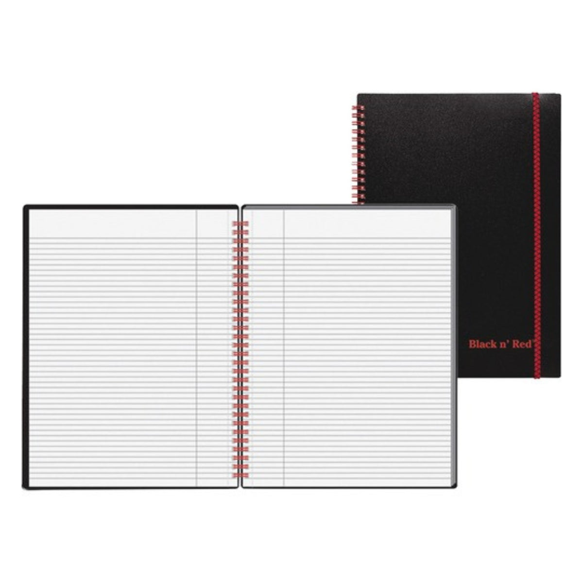 Black N’ Red Professional Notebook (8inx11in) Poly-Cover