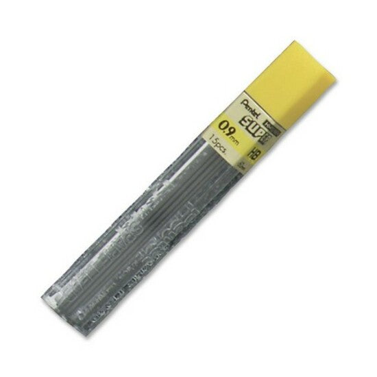 PENTEL Standard Mechanical Pencil Refills: 0.9 mm 15 leads per tube