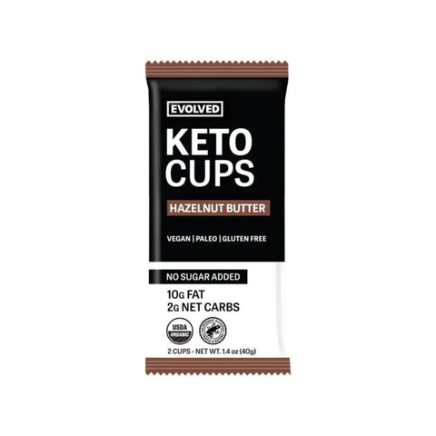 Evolved Keto Cups Hazelnut Butter