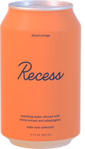 Recess Infused Sparkling Water Blood Orange