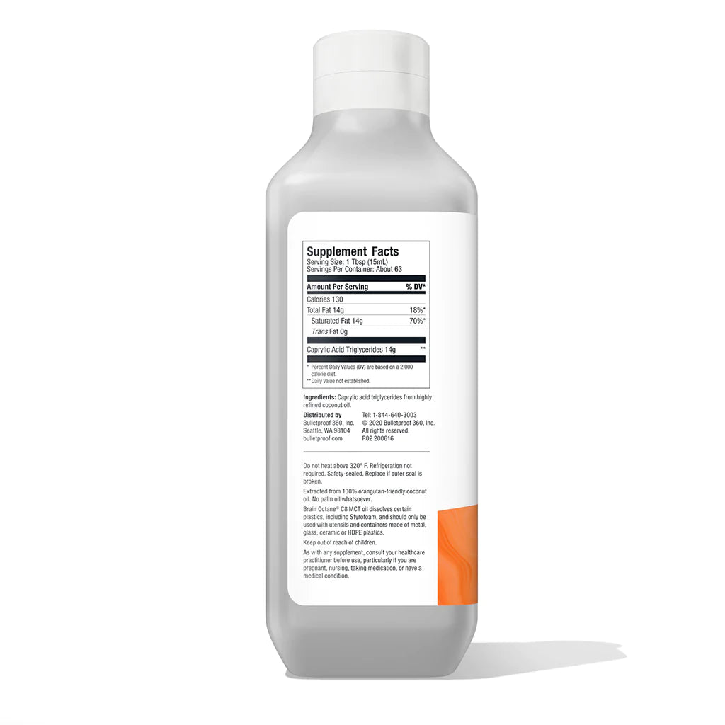 Bulletproof Brain Octane C8 MCT Oil