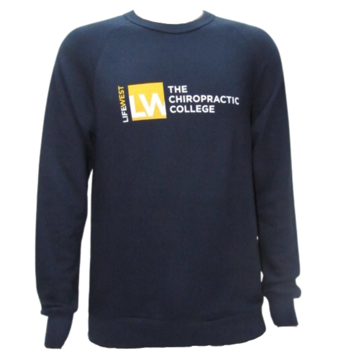 Navy Long Sleeve Crewneck Terry Pullover LCCW