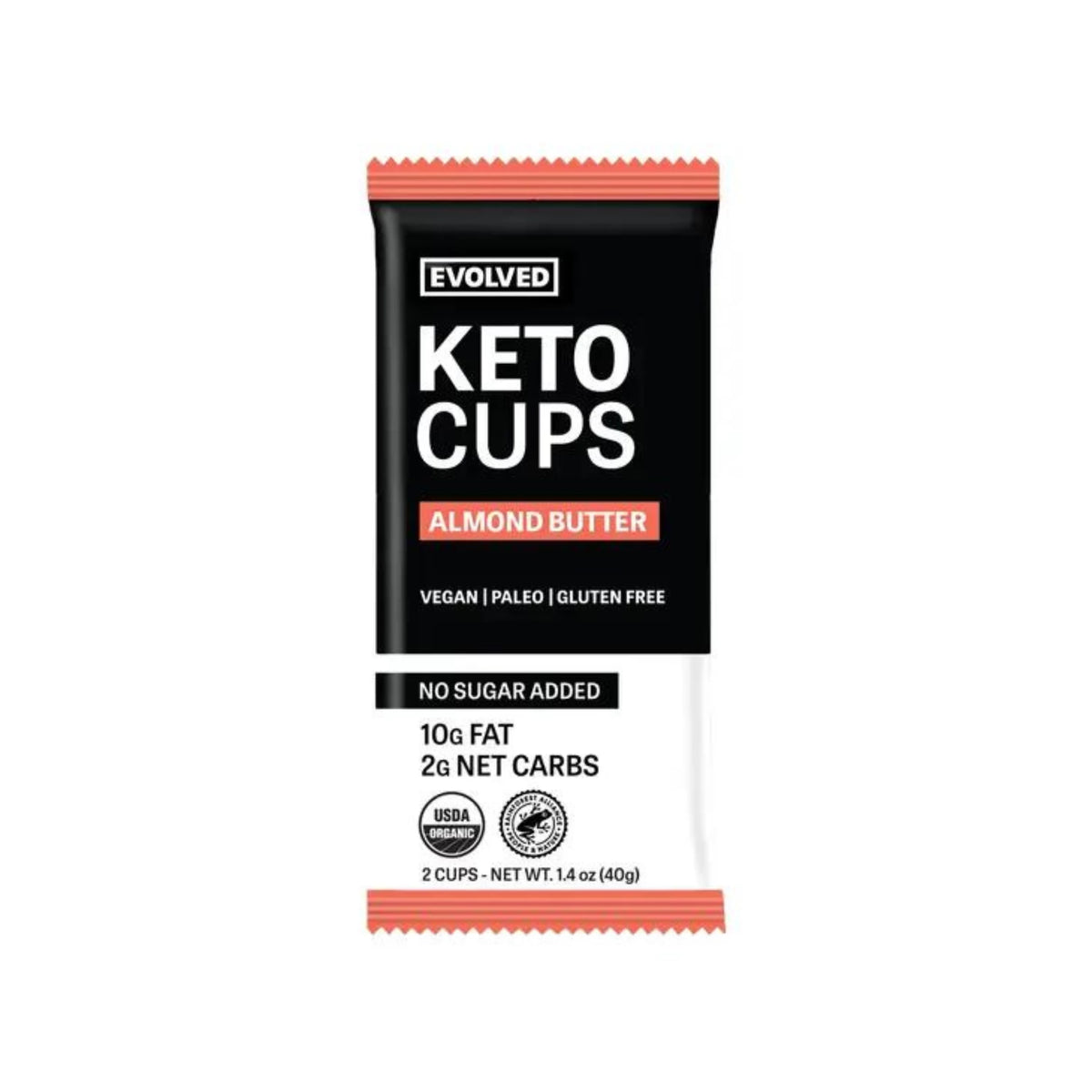 Evolved Keto Cups Almond Butter