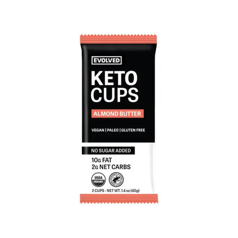 Evolved Keto Cups Almond Butter