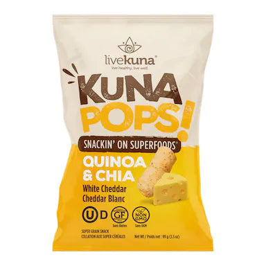 Kuna Pops Quinoa & Chia White Cheddar